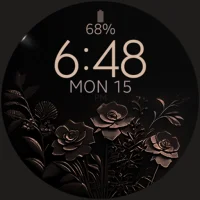 Bronze Blossom Watch Face